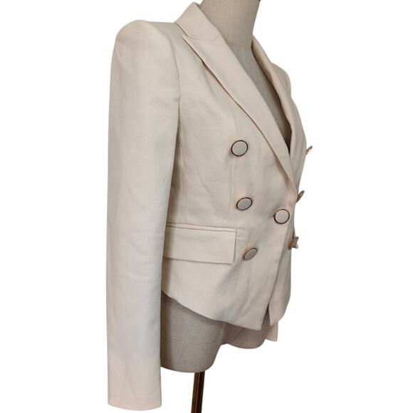 Veronica Beard Diego Dickey Jacket Ecru US 4 - Picture 9 of 11